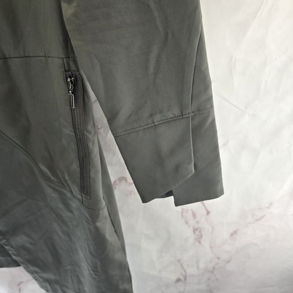 Nau Dress Womens 8 M Gray Windbreaker Zip Long Sleeve Tech Nique Assymetric - Picture 5 of 13